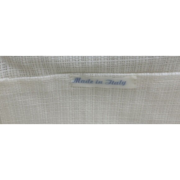 VTG Large IVORY Straw Handbag Purse Made In Italy 15” X 14” Spring Summer NWT - Picture 5 of 8